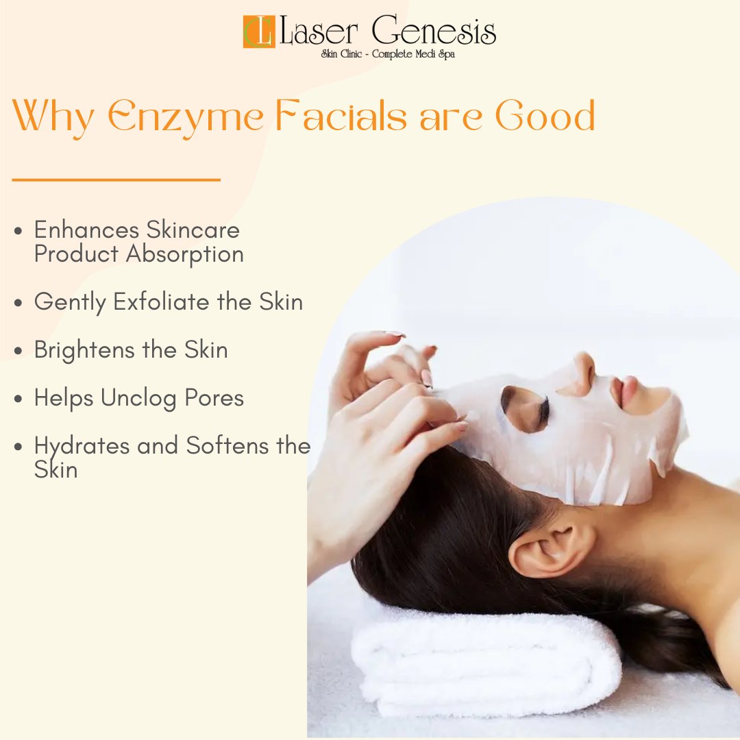 Want to give your skin a deep cleanse and boost its radiance? ✨

Experience a healthier, glowing complexion.📅

Visit :- lasergenesis.ca/appointment/

Phone :- +1 905-891-3833

Email : info@lasergenesis.ca

#EnzymeFacial #Skincare #FacialTreatment #BeautyTips