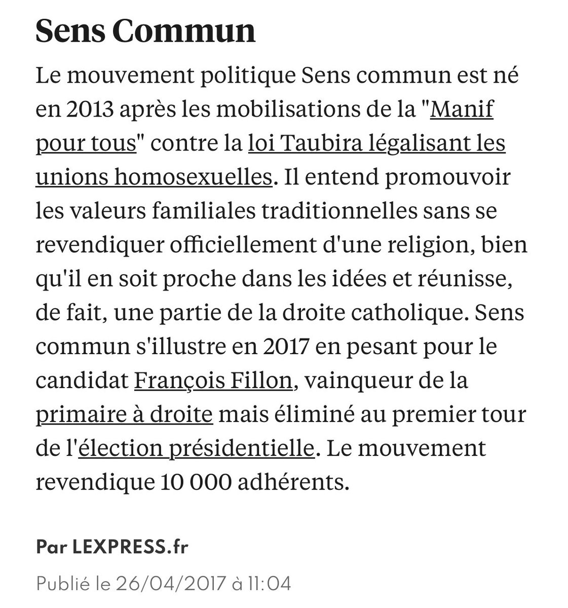 Les adhérents du Mouvement Conservateur (ex Sens Commun) ont désormais la surprise d’être menés par le RN, parti politique opposé aux attachements de leurs valeurs familiales et à leur combat contre les lobbys LGBT.

La tradition et la France en ont pris un coup 😓.