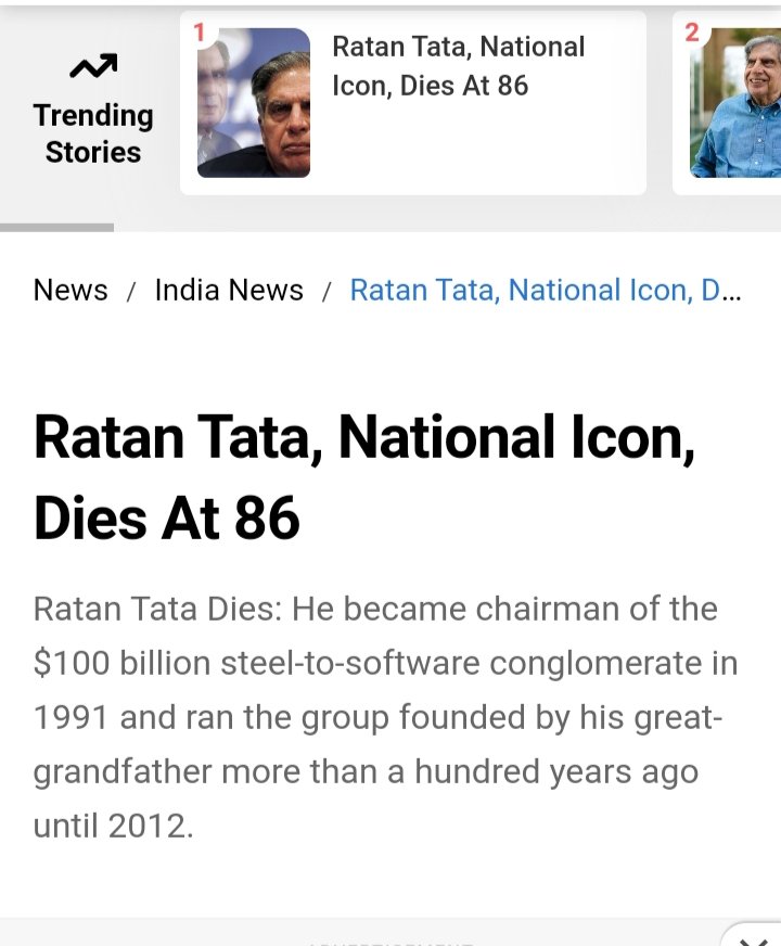 Can't imagine this news😭😭
#RatanTata #Tata #business
