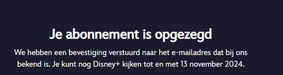 Doei <a href="/DisneyPlus/">Disney+</a> 
Die laatste prijsverhoging doet t de das om.