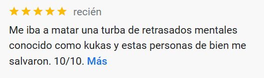 LHDA16's tweet photo. JJAJAJA LAS RESEÑAS QUE ESTÁN DEJANDO EN LA PIZZERÍA DONDE SE REFUGIÓ FRAN FIJAP https://t.co/q6LCGPhFix