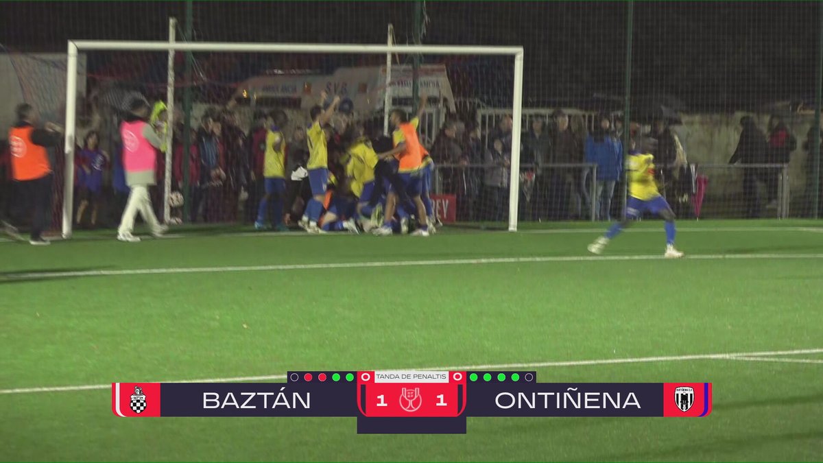 🚨🚨#ÚltimaHora || El Ontiñena se clasifica para la Copa del Rey 

➡️El conjunto aragonés derrotó al Baztán en los penaltis tras un intenso partido 

😮 Es el pueblo con menos habitantes en toda la historia que va a disputar esta competición