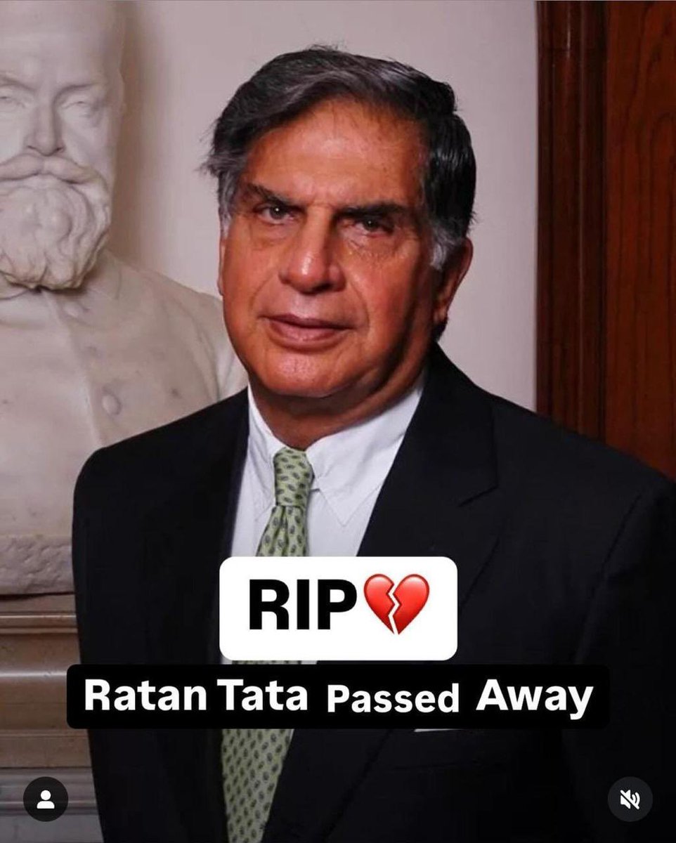 pushkargiri's tweet photo. Unrecoverable damage for Tata grp as well as nation. He was really a RATNA for all of us.His thoughts and motives always inspired us all to dream big and achieve great.   
May god rest his soul in peace. 🙏 https://t.co/AuKsWS2YlU