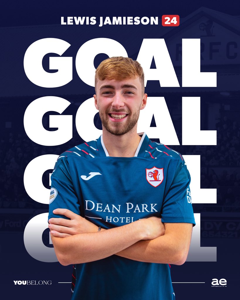 RaithRovers's tweet photo. 47 | RRFC 1 - 1 HMFC

Lewis Jamieson gets his first Rovers goal with a lovely finish!

🤝 Match Sponsor: The Morgan Family

#COYR https://t.co/hWhrFyieWp
