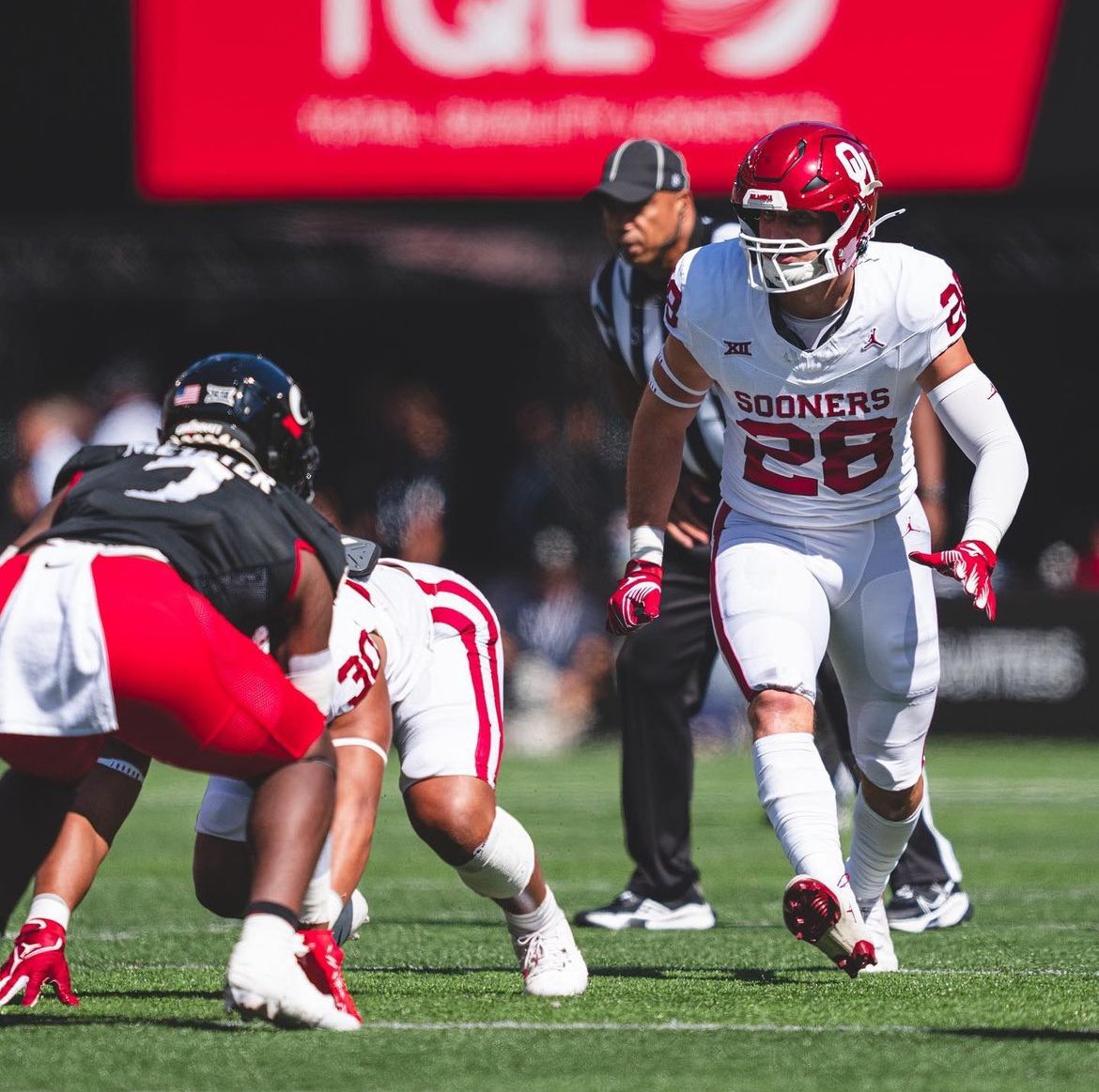 Oklahoma Senior calls Nippert Stadium the “loudest game” he’s played in. 

“I think Cincinnati, like last year, I think actually got louder [than Auburn or Tennessee]. think that was probably the loudest game I played in.”