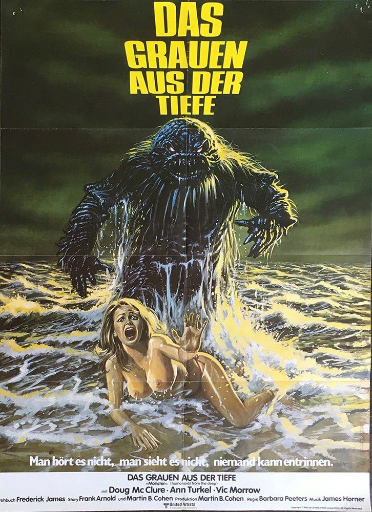 TheFilmFair's tweet photo. #NowWatching #HumanoidsFromTheDeep (1980 - Dir. #BarbaraPeters) #DougMcClure #AnnTurkel #VicMorrow https://t.co/GQkNz5O8OV