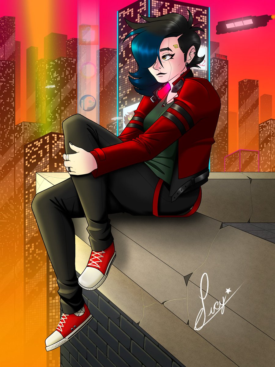 LUCYMRFOXY1's tweet photo. Vamo dar uma relaxada olhando p vista em Bricksy City
#art #artist #artwork #originalcharacter #original #ocdraw #drawcity #drawings #drawing #alternativeversion #digital #digitalart #ibisPaintX #cyberpunk #cyberpunkoc #city #citynight #citysunset https://t.co/FYZq3qS6Zm