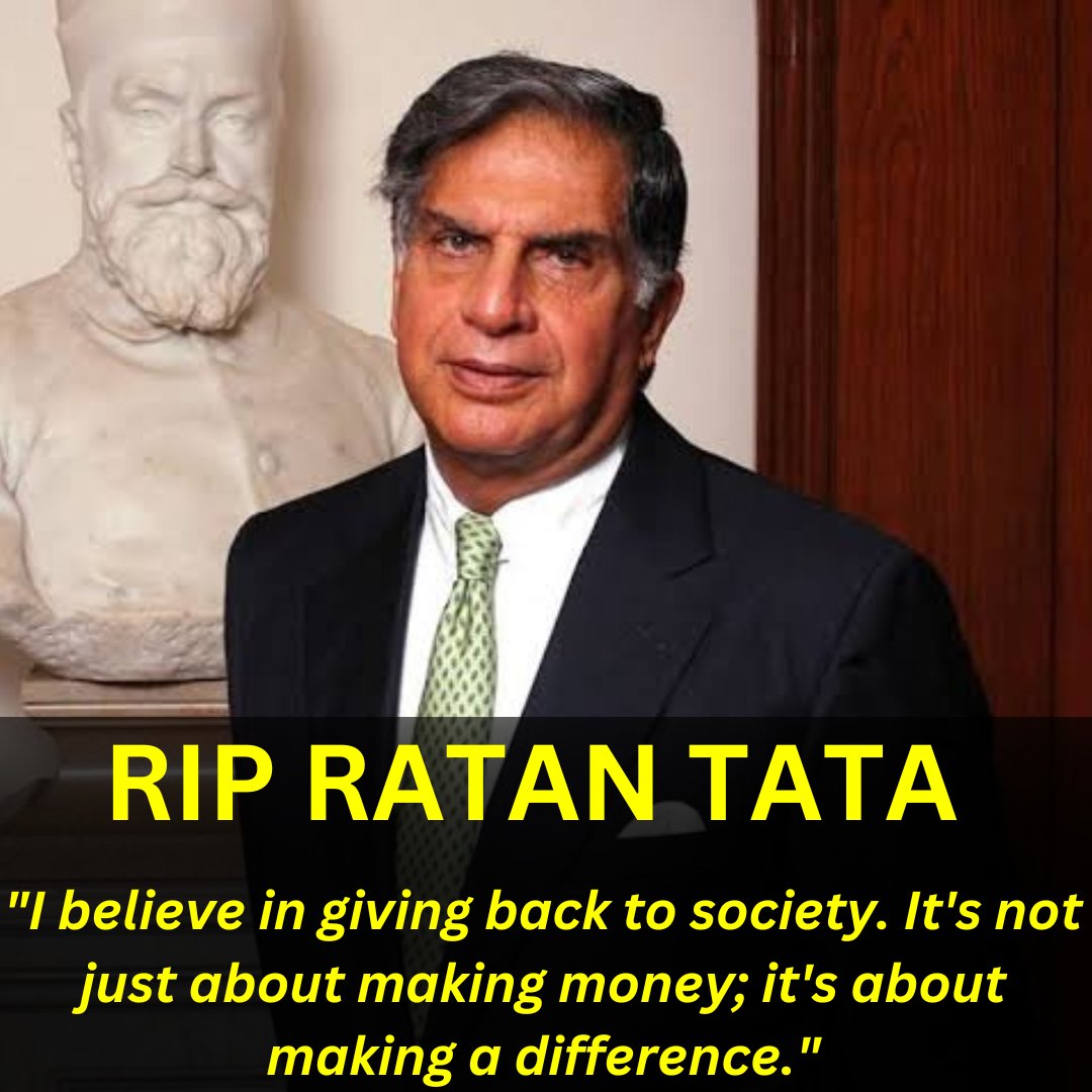 DYadhati's tweet photo. #RatanTata , #Modiji #TATASTEEL #TataMotors #ripratantata #IndiaNews #BreakingNews #BreakingNow #greatman #NarendraModi #NarendraModiji #ambani https://t.co/RClQmiu64U