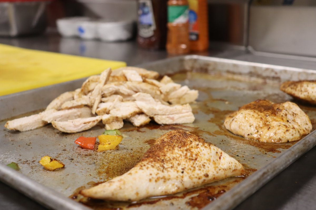 Taking chicken fajitas to the next level with spices made in-house, seasoned vegetables, and handmade tortillas. Love seeing Culinary students already wielding those knife skills!
#CTCCulinary #culinary #cooking #knifeskills #realworldlearningkc