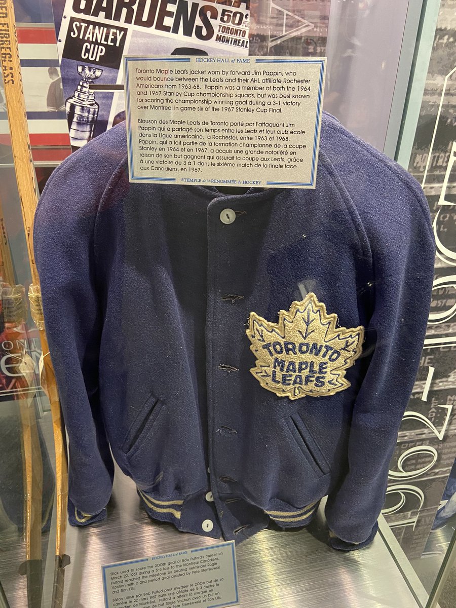 BeingLeafs's tweet photo. Happy first game of regular season @MapleLeafs fans! It’s going to be a fun ride! #LeafsForever #leafsnation We were at the @HockeyHallFame on the weekend and saw some great #Leafs artifacts! #hockeylife #hockeydocumentary @wnedpbs https://t.co/era7zknq4U
