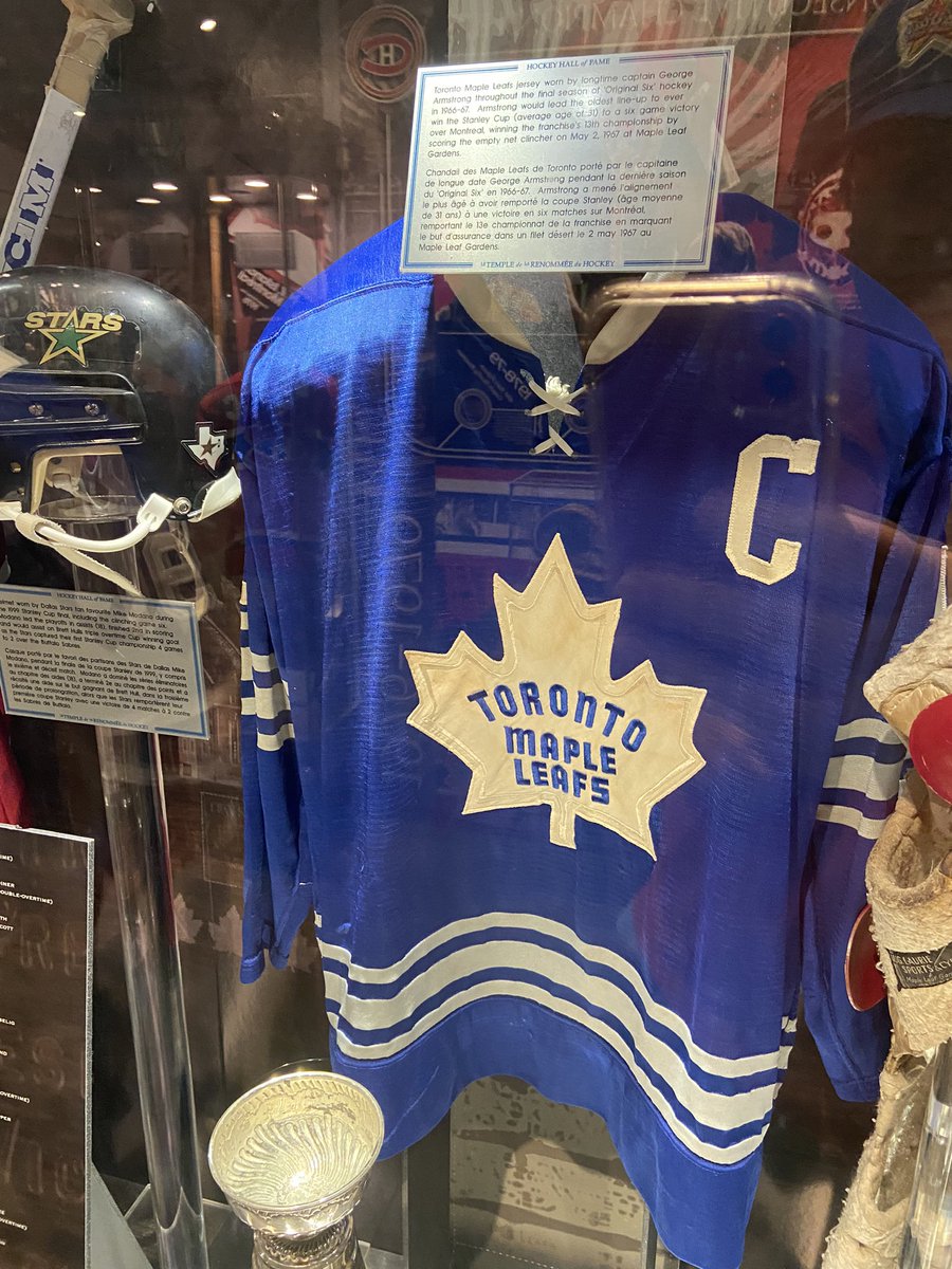 BeingLeafs's tweet photo. Happy first game of regular season @MapleLeafs fans! It’s going to be a fun ride! #LeafsForever #leafsnation We were at the @HockeyHallFame on the weekend and saw some great #Leafs artifacts! #hockeylife #hockeydocumentary @wnedpbs https://t.co/era7zknq4U