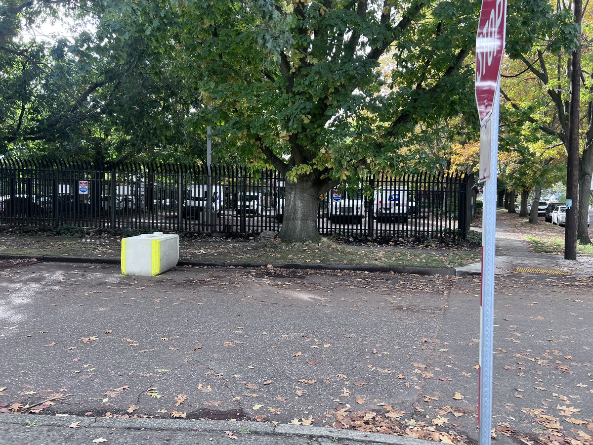 Hard to get intersections “daylighted” near schools, but if someone parks a RV in a street you get a free concrete block.