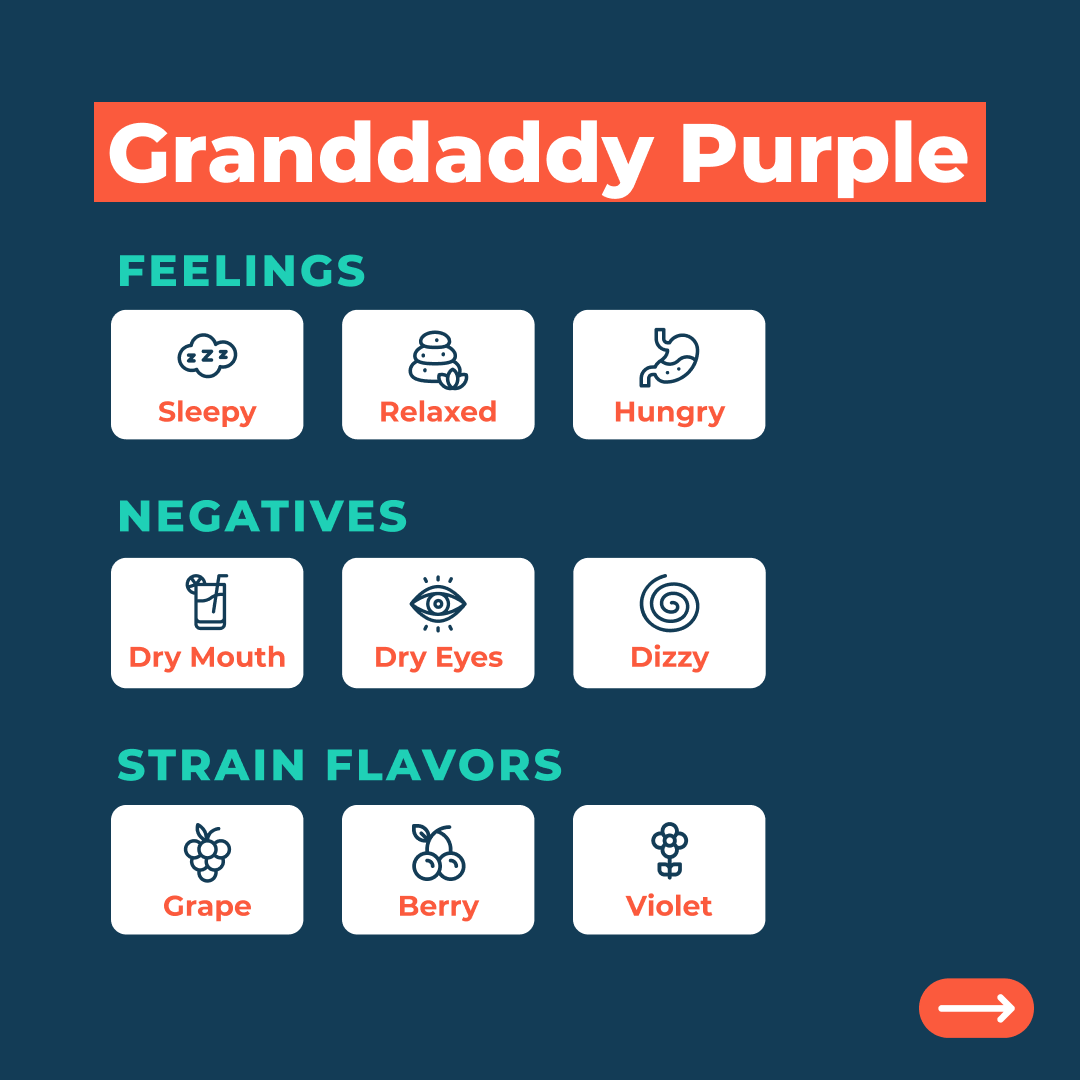 kayapush's tweet image. Have you heard of a Granddaddy Purple?! 🤔 We were surprised by the name when we first heard about it. Get the full details of what it is, and how it can affect your body.

 #WellnessWednesday #KayaPush