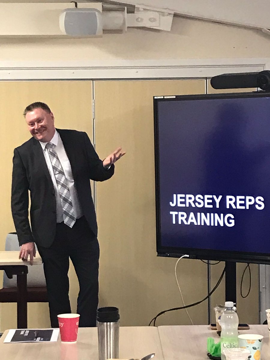 NEUnion_jersey's tweet photo. An excellent day of rep training in Jersey with @deputyrobward and @SouthEastNEU https://t.co/u1Y3GGX0Qz