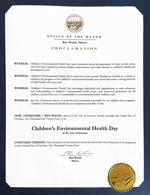 Upstate Children's Environmental Health (@upstate_ceh) on Twitter photo <a href="/Syracuse1848/">syracuse1848</a> Mayor Ben Walsh has declared Thursday, October 10th, 2024 as Children's Environmental Health Day. #CEHday promotes the vision of a healthier, safer, and more equitable world for all children, aiming to reduce the incidence of preventable health issues. <a href="/NYSCHECK/">NYS Children's Environmental Health Centers</a> <a href="/Syracuse1848/">syracuse1848</a> Mayor Ben Walsh has declared Thursday, October 10th, 2024 as Children's Environmental Health Day. #CEHday promotes the vision of a healthier, safer, and more equitable world for all children, aiming to reduce the incidence of preventable health issues. <a href="/NYSCHECK/">NYS Children's Environmental Health Centers</a>