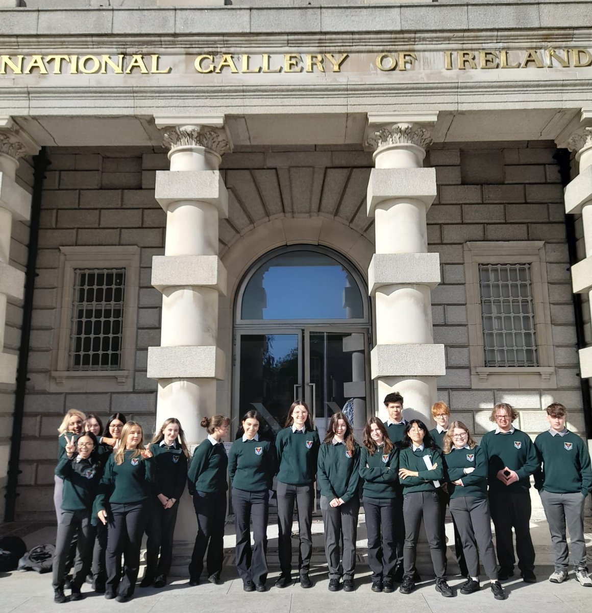 St. Raphaels 5th &amp; 6th year art students had a great day out last week ,visiting the National gallery and the Irish museum of modern art.  They met up with Jade Maloney , Jade did her leaving cert this year and is studying the history of art &amp; architecture in Trinity .