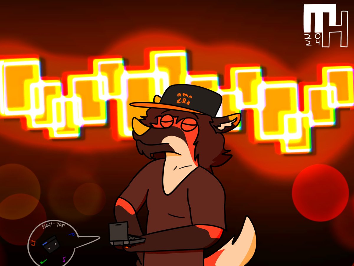 Maned_howler's tweet photo. Listening to some music on my play-yan again :3 https://t.co/g9khFZgk4g