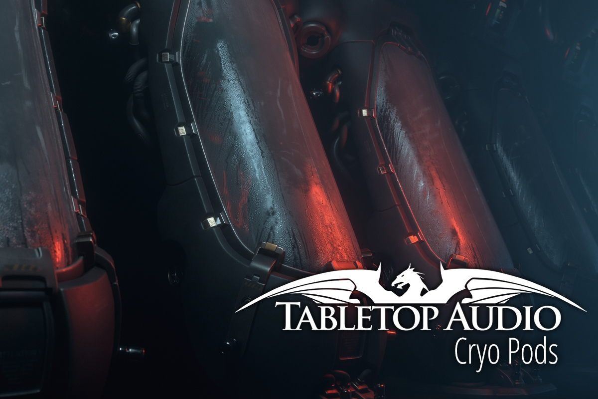 New Ambience: "Cryo Pods" is out of sneak-peek and live on tabletopaudio.com               

Patreon patrons receive 4 additional versions. Thank you all for your support! - Tim                

#rpg #ttrpg #dnd #boardgames