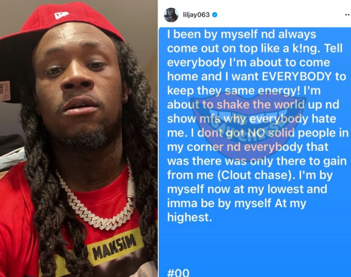 SaycheeseDGTL's tweet photo. Chicago rapper Lil Jay says he will be home soon: “I want everybody to keep they same energy in about to shake the world up &amp; show mfs why everybody hate me” https://t.co/USZ2qQT2DO