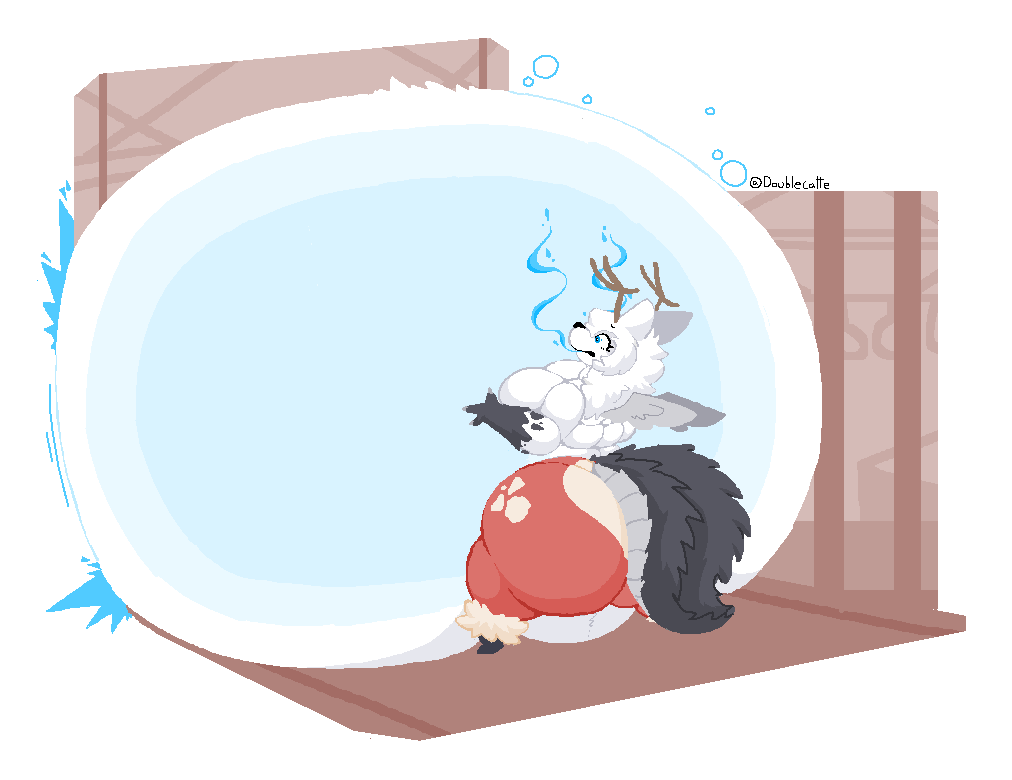 trade pic for Bonnie

the internal temperature of chimera tum can melt steel.. let her loose in an old factory and she'll be belching out perfectly formed iron ingots in no time, it'll be cool