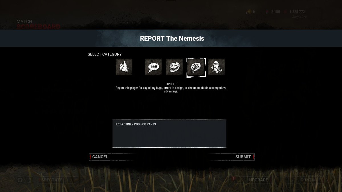 andywiththedeli's tweet photo. Started playing DBD. This is how it's going https://t.co/dZTe89gcei