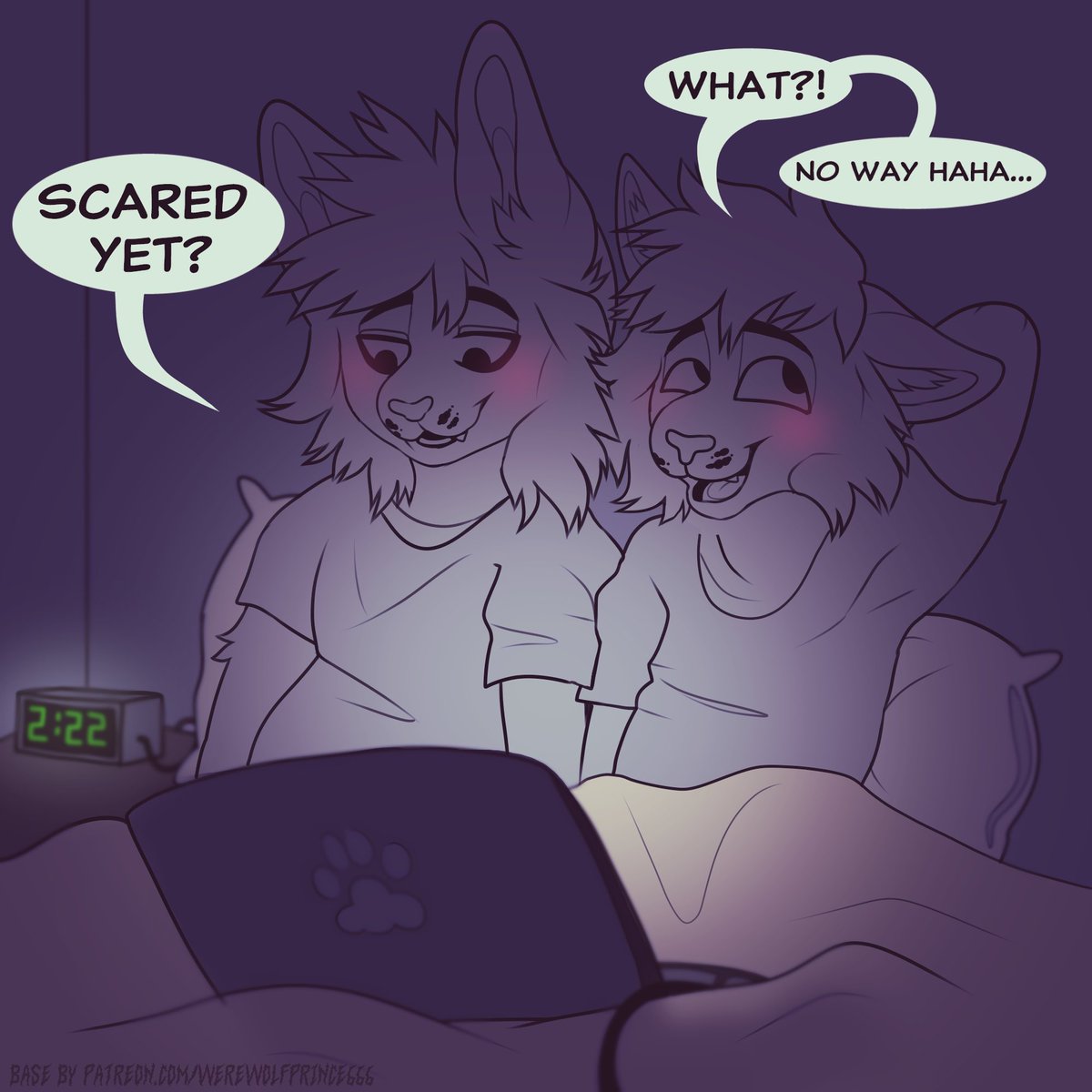 New line art base up on ptrn! 💕 Perfect for spooky month hehe 🐶🎃 

What’s a line art base? 
It’s a YCH you color yourself! Think “digital coloring page” 🤝

All tiers have access to at least one monthly line art base, so run don’t walk 🫡🫡