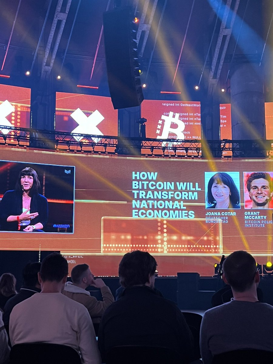 Lesson of the day: Bitcoin is your choice for freedom. 🧡

#Bitcoin Amsterdam