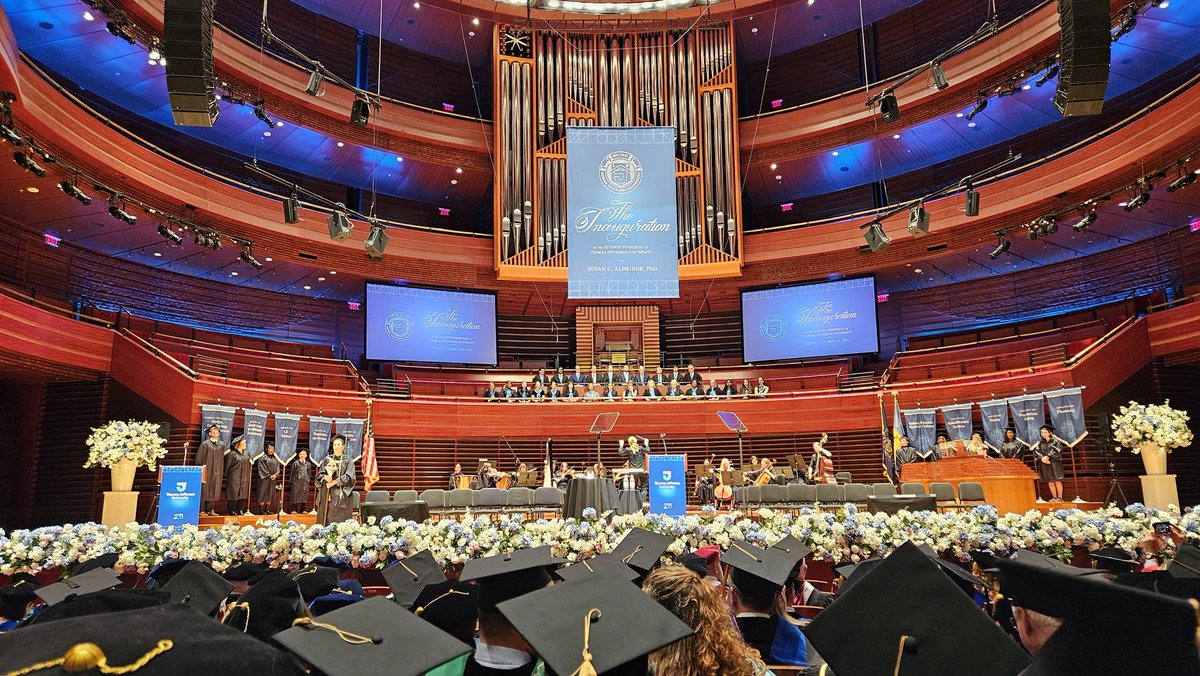 Tim Mosca (he/him) (@drosophilosophy) on Twitter photo welcome to the <a href="/JeffersonUniv/">Thomas Jefferson University</a> presidential inauguration of dr. susan aldridge!!! welcome to the <a href="/JeffersonUniv/">Thomas Jefferson University</a> presidential inauguration of dr. susan aldridge!!!