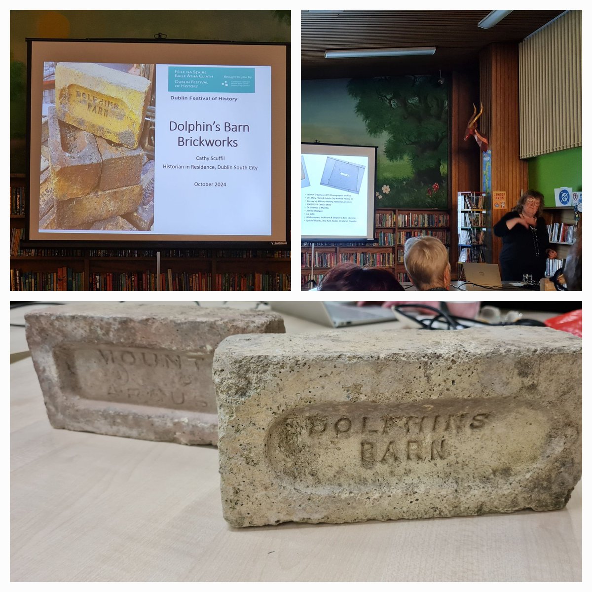 Janis Morrissey (@janis_morrissey) on Twitter photo Thanks to <a href="/ScuffilC/">catherine scuffil</a> for such an informative and entertaining talk on the Dolphin's Barn brickworks as part of <a href="/HistFest/">Dublin Festival of History</a>. 🧱 Thanks to <a href="/ScuffilC/">catherine scuffil</a> for such an informative and entertaining talk on the Dolphin's Barn brickworks as part of <a href="/HistFest/">Dublin Festival of History</a>. 🧱