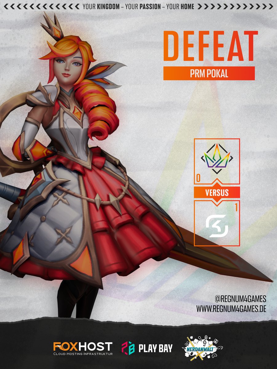 regnum4games's tweet photo. Gar kein Fan von Neeko Ultis... Und damit sind wir raus aus dem #PRMPokal

GG's an @SKGamingLeague

#getcrowned | #r4g https://t.co/faVgaioAAp