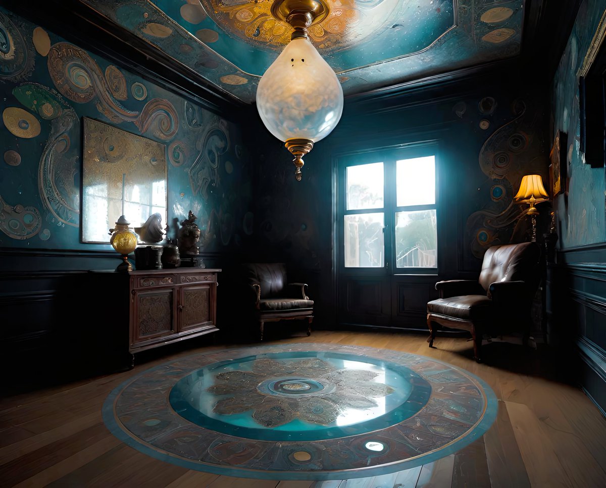 xalieri's tweet image. Houses of Night and Day, set 7. 3 of 3

#HouseofDay #InteriorDesign #LightingIssues #LessThan #CozyComfort #IComeHereForTheAmbience #WeirdArt #PsychologicalLandscape #ImSureItMustMeanSomething

#DarkArts #DigitalArt #AIAssistedArt #AIArt #WomboDream #StableDiffusion