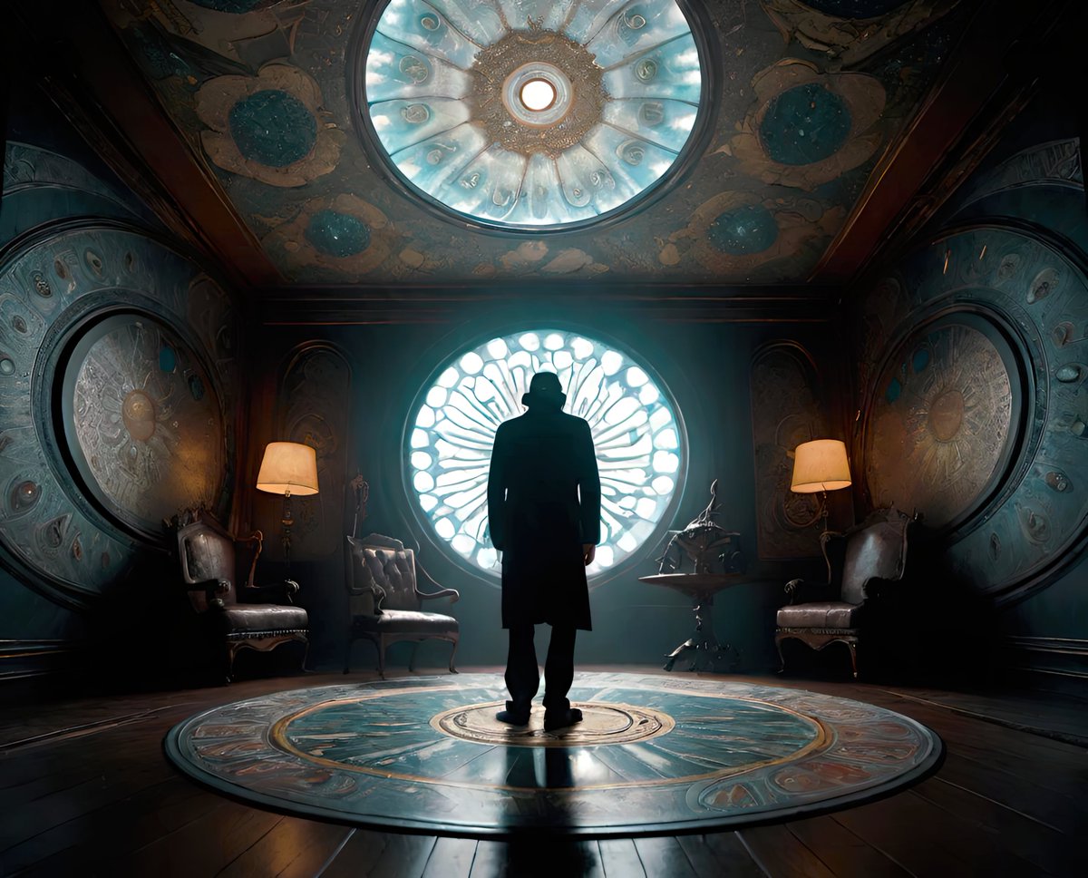 xalieri's tweet image. Houses of Night and Day, set 7. 3 of 3

#HouseofDay #InteriorDesign #LightingIssues #LessThan #CozyComfort #IComeHereForTheAmbience #WeirdArt #PsychologicalLandscape #ImSureItMustMeanSomething

#DarkArts #DigitalArt #AIAssistedArt #AIArt #WomboDream #StableDiffusion