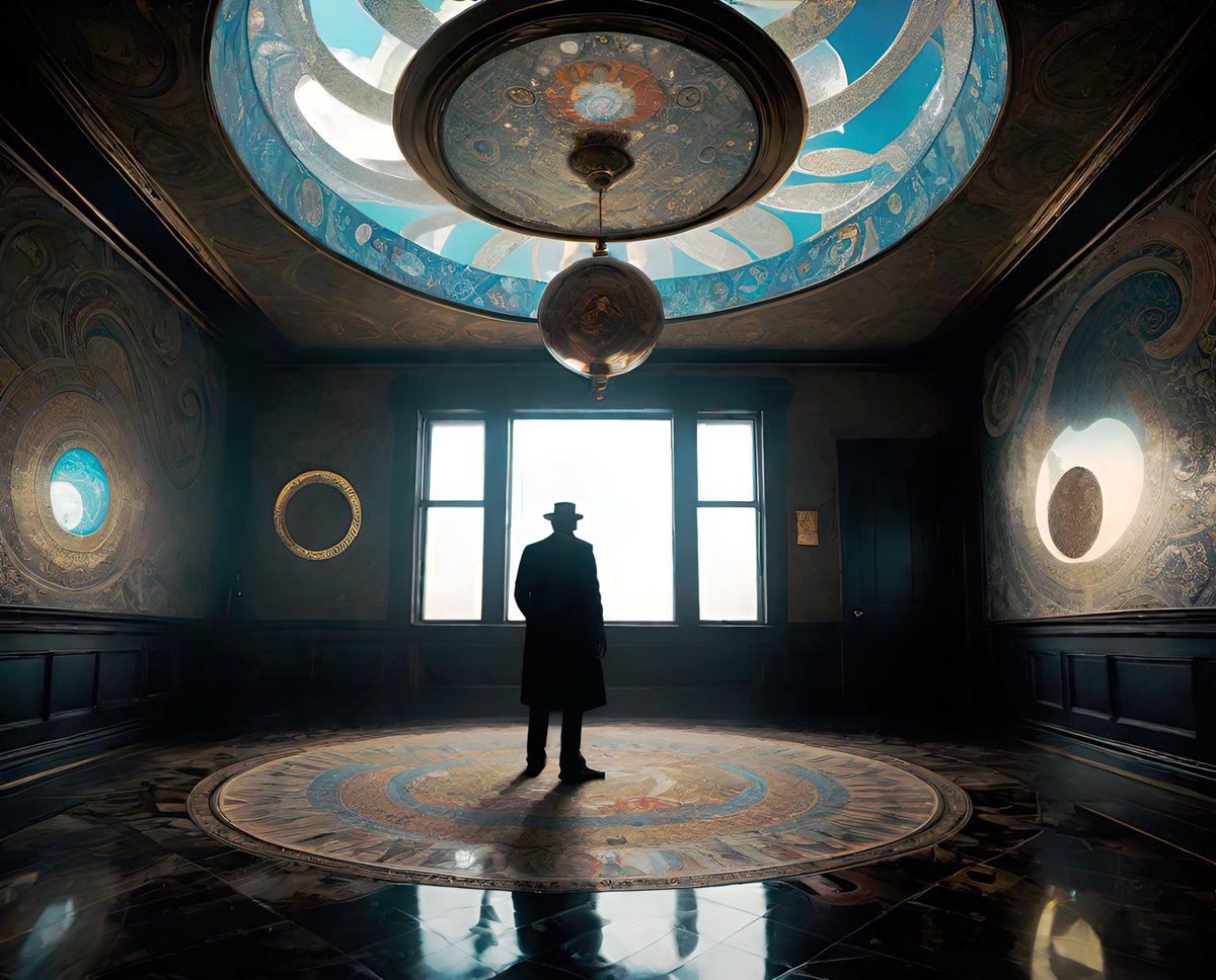 xalieri's tweet image. Houses of Night and Day, set 7. 3 of 3

#HouseofDay #InteriorDesign #LightingIssues #LessThan #CozyComfort #IComeHereForTheAmbience #WeirdArt #PsychologicalLandscape #ImSureItMustMeanSomething

#DarkArts #DigitalArt #AIAssistedArt #AIArt #WomboDream #StableDiffusion