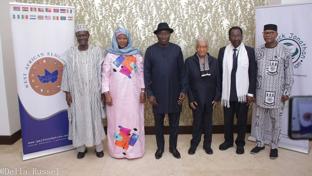 TheWAEF's tweet photo. H.E. Kadré Désiré Ouédraogo, former Prime Minister of Burkina Faso and former President of ECOWAS Commission as well as  H.E. Mohamed Ibn Chambas, former Special Representative of the Secretary-General and former President of ECOWAS Commission. https://t.co/GcFLku7nii