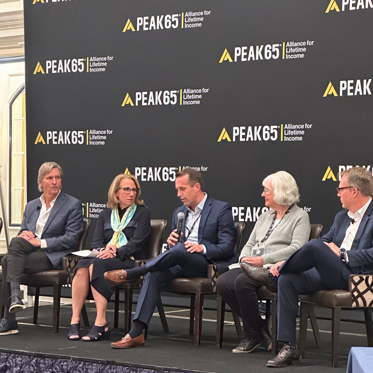 ACLINews's tweet photo. At the 2024 Protected Retirement Summit, @alincome brings real #Peak65 consumers to the table to explore #retirement challenges and opportunities, emphasizing the importance of protected lifetime income for all. #ProtectRetirement #NRSM24 #ALISummit24 https://t.co/pKfLaymReV