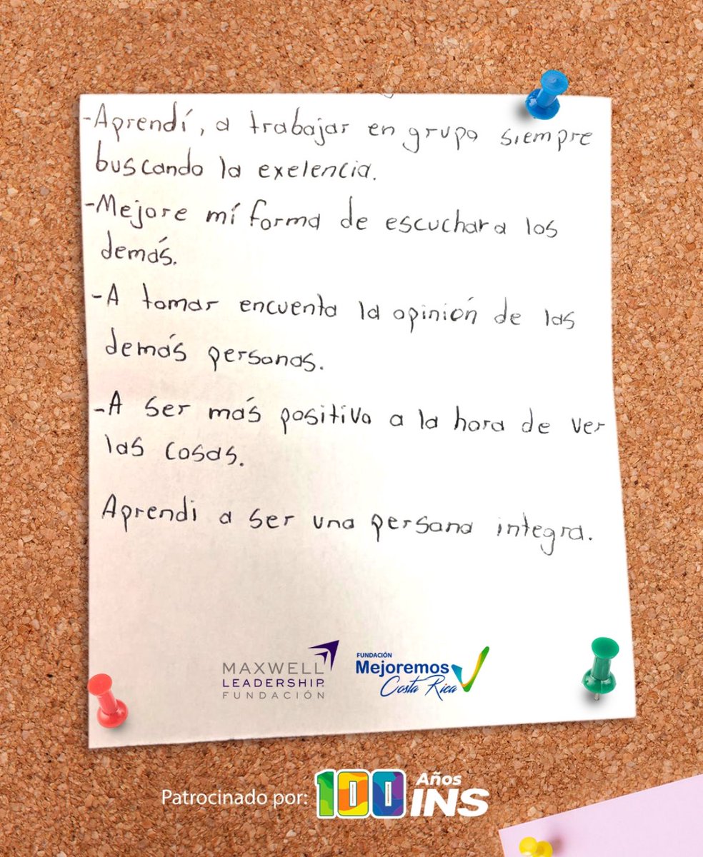 mejoremos_cr's tweet photo. ✨Estos son algunos de los aprendizajes que compartieron las personas privadas de libertad de la UAI Reinaldo Villalobos, que participó del programa de liderazgo Transformación Costa Rica. 🇨🇷 🙏 https://t.co/OL5hpzgRt3