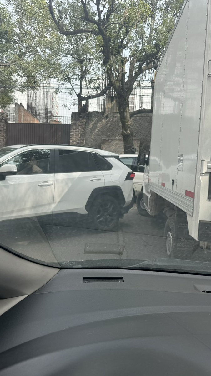 Esto es lo que ocasionan todos los padres que quieren ir por sus niñitos en camionetones hasta la entrada del colegio