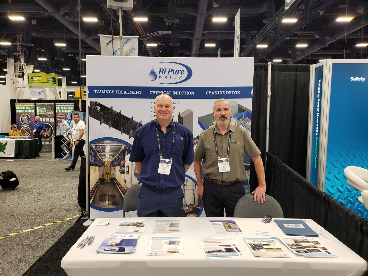 BI_Purewater's tweet photo. Our Team travelled to Las Vegas in September to represent BI Pure Water Canada at the @MINExpoIntl 

From concept to completion, BI Pure Water is a responsive, reliable business partner with expertise in wastewater management. 

We're all systems, all technologies, all in-house! https://t.co/5sxlpHK5KC