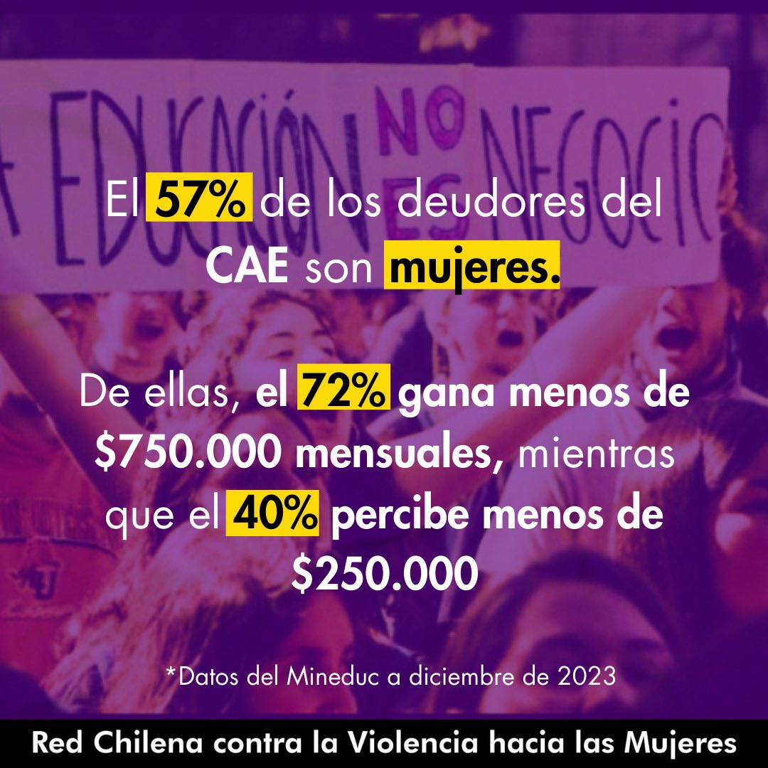 La educación es un derecho. A lo largo de los años hemos visto cómo generaciones enteras han sido bancarizadas desde temprana edad, siendo el endeudamiento una carga para los estudiantes y sus familias.