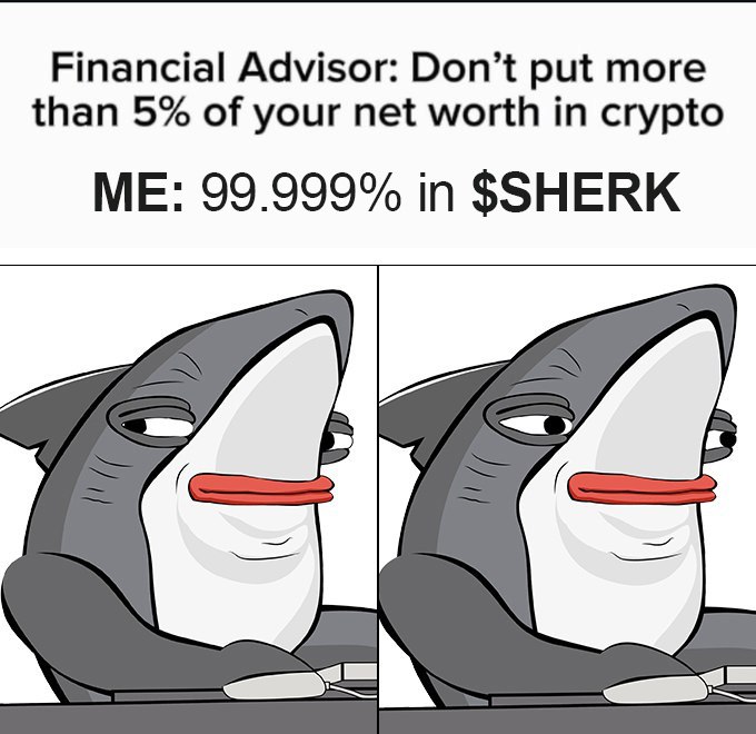 <a href="/SharksCoins/">SharksCoins 🦈 Gem Hunter</a> #SHERK can make you Millionaire, get a big 💰+HODL

@SherkEthereum is the next Top SHARK 🦈 #MEME on #ETH.

🦈 Unique MEME 💎
🦈 Low MC
🦈 AI Dashboard + bot
🦈 P2E Mini GAME + Launchpad soon
🦈 Huge Marketing push soon
🦈 Exp team, previous utility project $20M MC ATH

DYOR, NFA