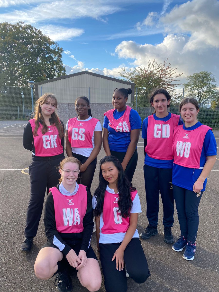 TrinityPE_Belvd's tweet photo. This is what winners look like here at Trinity! Our girls netball team kick off the season winning two games! #TrinityValues #TrinityPE https://t.co/4bUgJMJAQQ