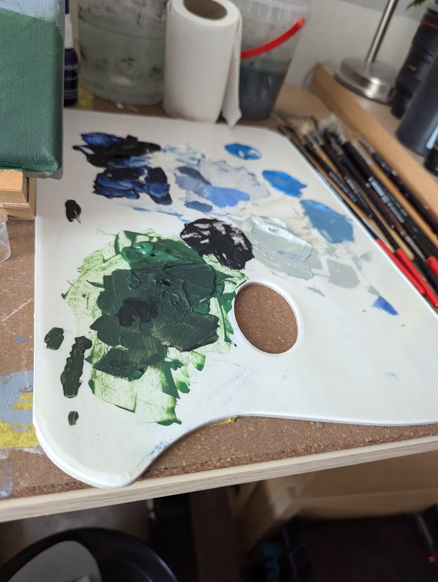 Last preparations underway for the Space Creator Day!🚀

Get an up-close look at the art and see how I make the artworks during the live painting sessions 🖌️

See y'all on Saturday! 😄 (Limited Prints will be available!!)