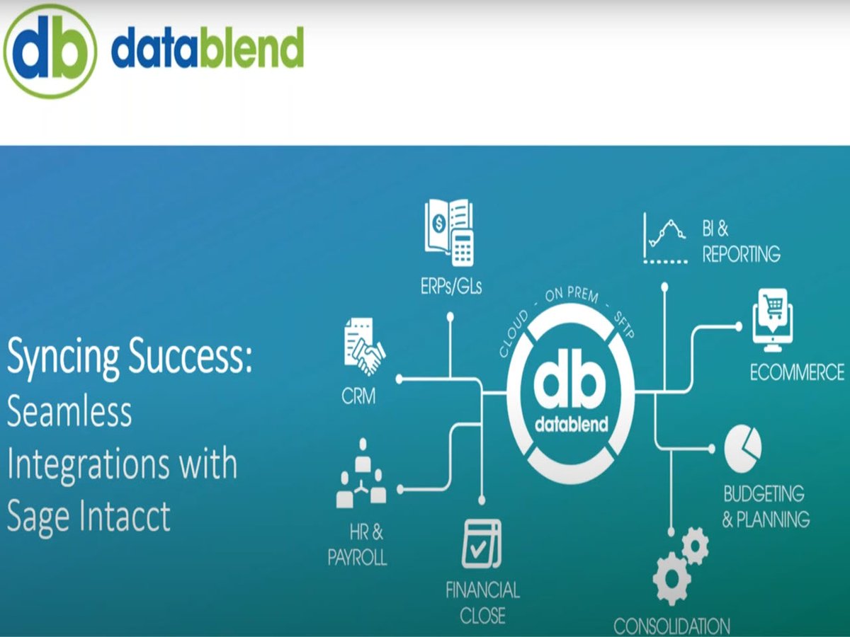 dwdtechgroup's tweet image. Learn more about the seamless integration of DataBlend with Sage Intacct. hubs.ly/Q02Rzzb70 #SageIntacctIntegration #DataBlend