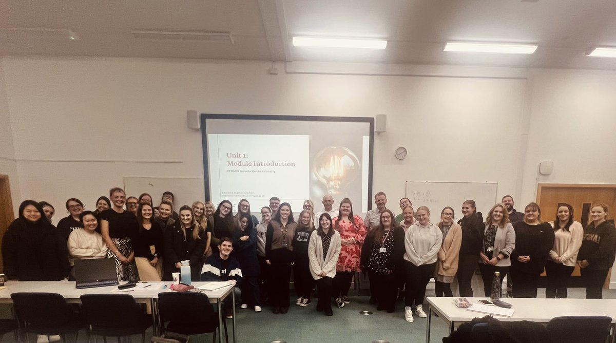 Professional Development at UoS (@uos_maedu) on Twitter photo Tonight was the first session of ‘Introduction to Criticality’ for our MA Education and MA SEND & Inclusion on-campus students <a href="/sunderlanduni/">University of Sunderland</a> 💡We had so many interesting conversations around the power of critical thought in educational spaces <a href="/MissFeather_/">Charlotte Feather</a> Tonight was the first session of ‘Introduction to Criticality’ for our MA Education and MA SEND & Inclusion on-campus students <a href="/sunderlanduni/">University of Sunderland</a> 💡We had so many interesting conversations around the power of critical thought in educational spaces <a href="/MissFeather_/">Charlotte Feather</a>