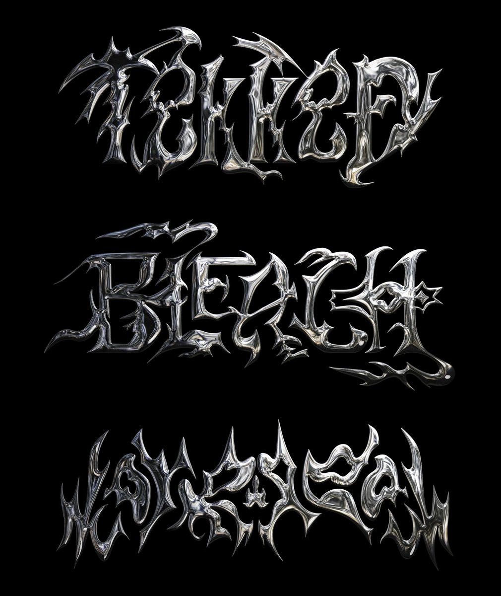 DrapzDZN's tweet photo. Recent Chrome Typography https://t.co/LGnnwuqbFV