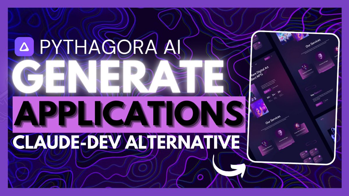 intheworldofai's tweet photo. Pythagora AI: Develop a Full-stack App Without Writing ANY Code! (ClaudeDev Alternative): https://t.co/u9PC8uy4hX https://t.co/bS7A40qBQY