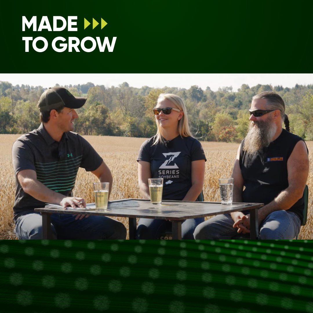On this episode of the Pioneer Made to Grow podcast, hear from Pioneer Agronomist <a href="/RebeccaJo20/">Rebecca-Jo Vestergaard</a> on the 2024 soybean growing season and Ontario grower Chris Bell on his experience growing #ZSeries Enlist E3 soybeans. 💚🌱 

FULL EPISODE: youtu.be/dVw7WYnuhII?si…
