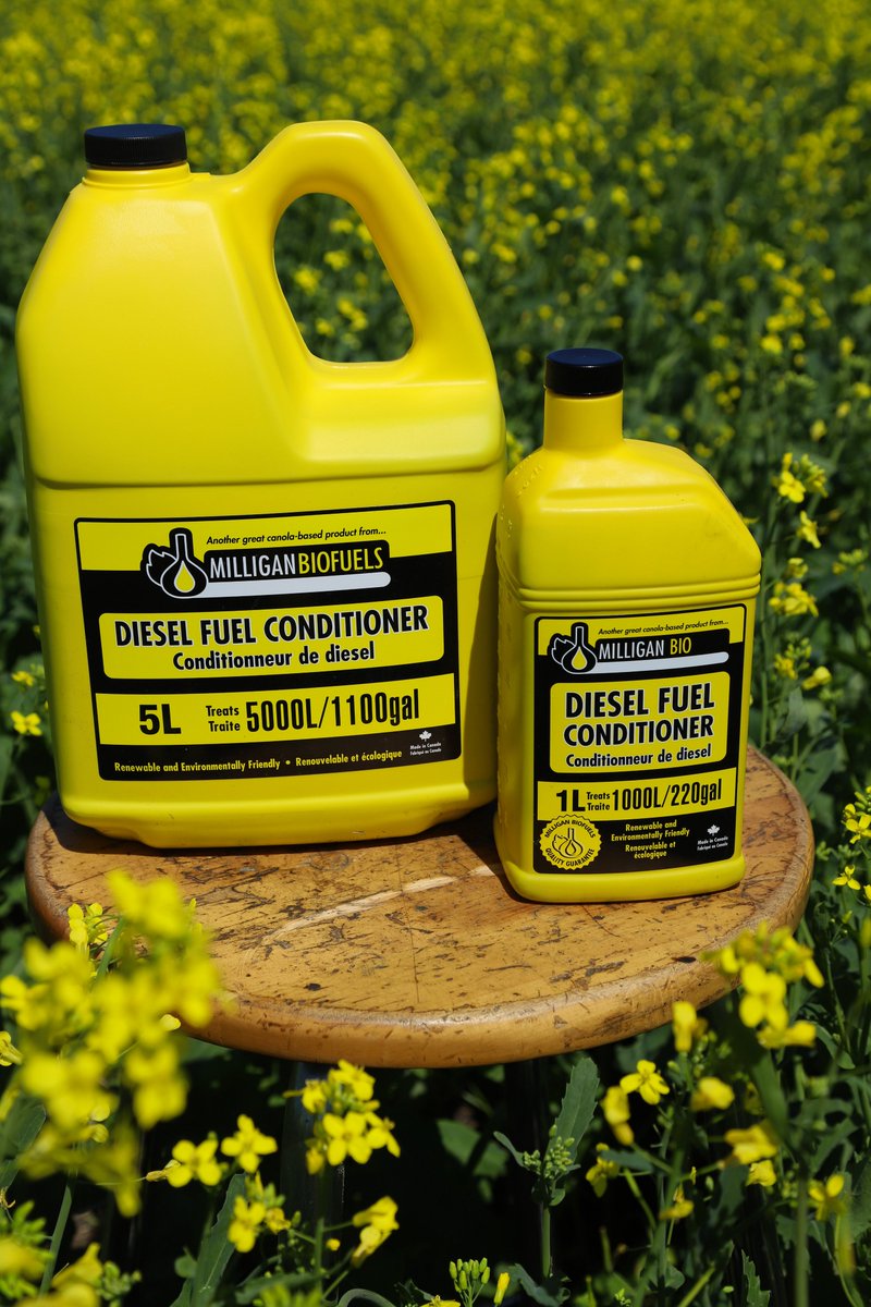 MILLIGAN BIO DIESEL FUEL CONDITIONER

🌼Improves lubricity can bring up to a 10% increase in fuel economy
🌼Cleans injectors and improves starting
🌼Reduces smoke and emissions
🌼 Spend Less money on maintenance and fuel!
Call 306-272-6284 to order / milliganbio.com