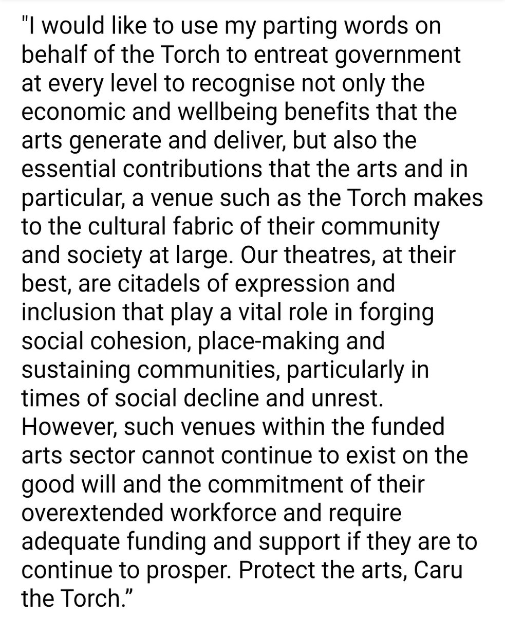 Leave it to the ultimate Welsh dragon <a href="/welshbenlloyd/">Benjamin Lloyd</a> to leave <a href="/TorchTheatre/">Torch Theatre 🎭🎬☕️</a> with fire in his belly. Sure there's much incendiary brilliance to come , both for him and this beacon of a theatre 💓🏴󠁧󠁢󠁷󠁬󠁳󠁿🔥🔥🔥🔥