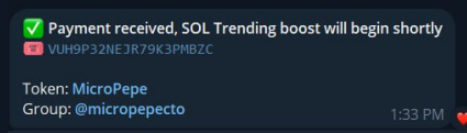 micropepesol's tweet photo. Sol Trending Paid as well! This is a massive push! https://t.co/qDmm8W4MSB